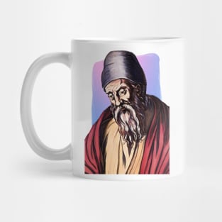 Greek Mathematician Euclid illustration Mug